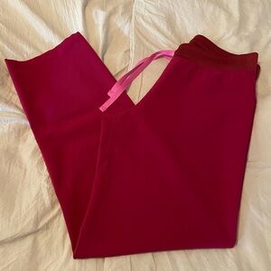 FIGS Women Dark Magenta Livingston Pants